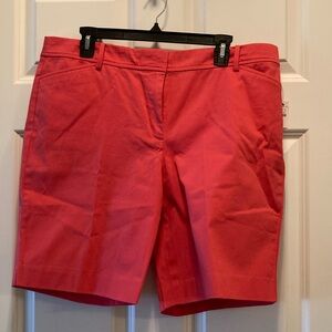 Talbots coral color 9” short